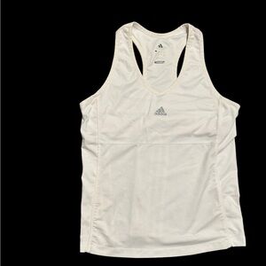 Adidas white Tank Top women’s size XL Adidas Off-White Racerback Tank